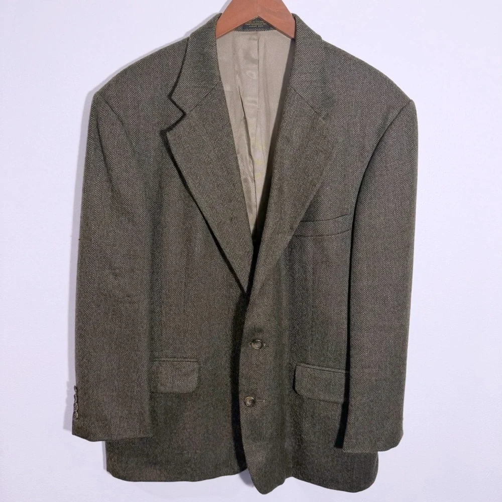Oscar‎ De La Renta Sports Coat/Blazer 100% Wool Size 44S